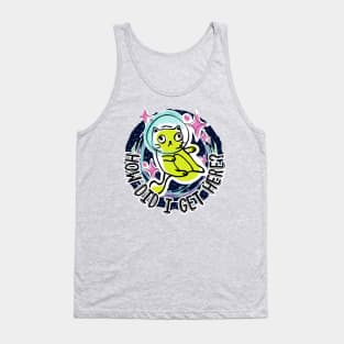 Space Cat Lost in the Cosmos Tank Top